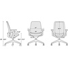 image:imageSteelcase Series 2 Office Chair Carpet Floors Pink LemonadeLizard